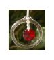 Glass Ring and Crystal Octagon Decoration