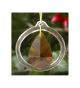 Glass Ring and Crystal Drop Decoration