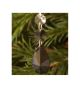 Small Black Faceted Drop Crystal Decoration