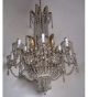 Pristine 12 Light Regency Style Chandelier.