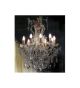 Elegant Crystal Drop 10 Light Chandelier.