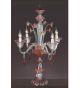 Murano Style Glass Table Lamp