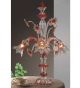 Murano Tinted Glass 2 Light Venetian Style Table Lamp.