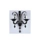 Murano Coloured Glass 2 Light Venetian Style wall lamp.