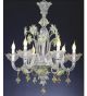 Hand Made Murano Style Chandelier