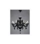 Murano Glass 8 Light Modern Style Chandelier.