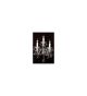 Murano Glass 3 Light Crystal Drop wall lamp.