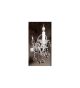 Murano Glass 1 Light Crystal Drop wall lamp.