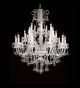 Murano Glass 20 Light Neoclassical Hale Chandelier.