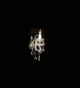 Murano Glass Crystal Drop 1 Light wall lamp