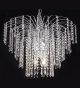 4 Light Crystal Waterfall Chandelier