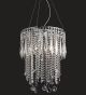 6 Light Crystal Dropper Chandelier