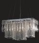 5 Light Crystal Dropper Chandelier