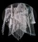 Zig Zag Style Surface Mounted Chandelier