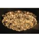 12 Light Crystal Ball Surface Mounted Chandelier