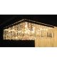 Crystal Prism Flush Fitting Chandelier