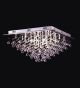 Triangular Crystal Drop Surface Mounted 25 Light Chandelier