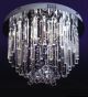16 Light Crystal Prism Surface Mounted Chandelier