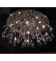 Ornate Flush Fitting Crystal Chandelier