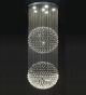 Double Floating Crystal Ball Chandelier