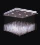 9 Light Floating Icicle Chandelier