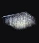 Crystal Prism Surface Mounted Chandelier