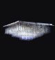 Crystal Prism Flush Fitting Ceiling Light