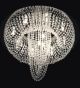 13 Light Crystal Nest Flush Fitting Chandelier