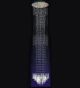 Contemporary Floating Crystal Chandelier