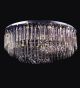 36 Light Crystal Prism Surface Mounted Chandelier