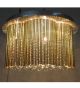 Modern 9 Light Surface Mounted Chandelier