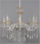 Clear & Tinted Murano Glass Chandelier