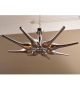 Modern 8 Light Chrome Chandelier