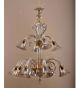 12 Light Murano Style Bell Chandelier