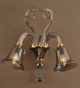 2 Arm Murano Style Bell Wall Light