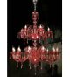 Murano Style 18 Light Hale Chandelier