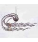 Murano Style 5 Light Waves Light