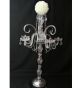 Murano Style Table Lamp With Draped Crystal Detail