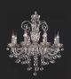 Brandy Coloured 8 Arm Crystal Chandelier