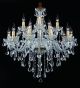 15 Arm Chandelier With Tear Drop Crystal