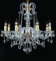 8 Arm Crystal Laura Chandelier