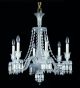 8 Light Crystal Spear Drop Chandelier