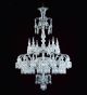 Tiered 48 Light Crystal Drop Chandelier