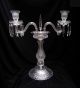 2 Light Crystal Spear Drop Table Lamp