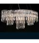6 Light Crystal Prism Chandelier