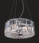 Layered Crystal Disc Chandelier