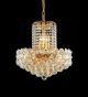 9 Light Crystal Disc Chandelier