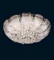 Crystal Flower Flush Fitting Light