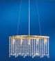 6 Light Crystal Curtain Chandelier