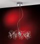 Delicate Swirled Crystal Light